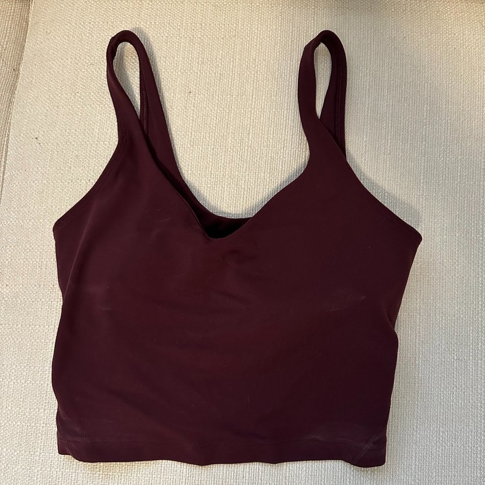 Lululemon Align Tank Top Maroon